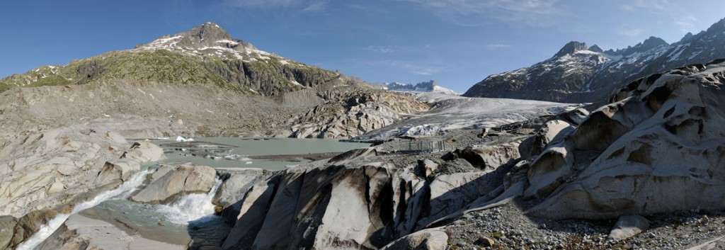 Rhonegletscher, Juni 2014.  © Simon Oberli, www.gletschervergleiche.ch