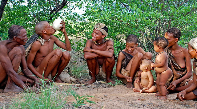 San-Familie aus dem südlichen Afrika. © Aino Tuominen. CC0 1.0.